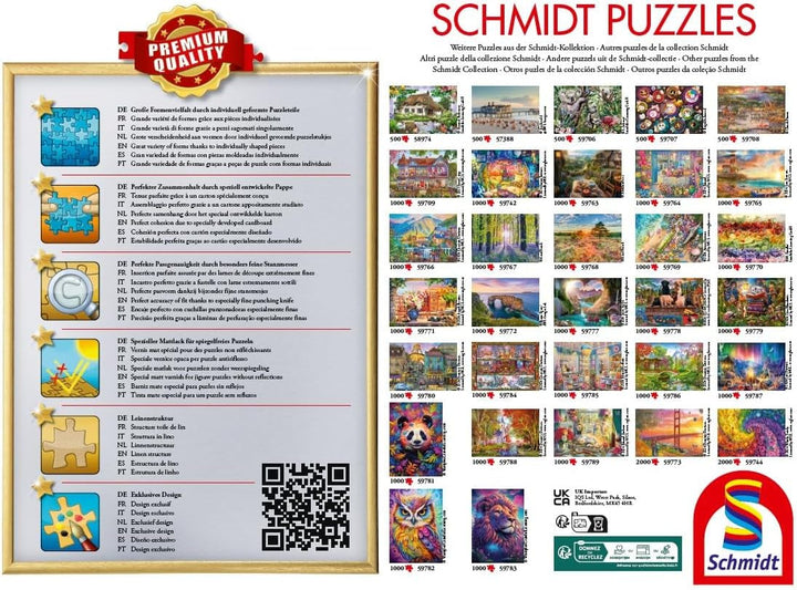 Schmidt Spiele 59765 Apus de soare în Golful Farului, puzzle jigsaw 1000 piese, colorat