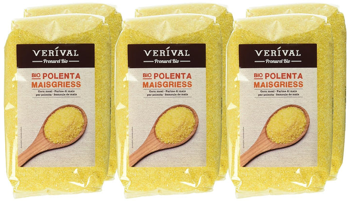 Verival Maisgrieß - Bio, 6Er Pack (6 X 500 G Beutel) - Bio