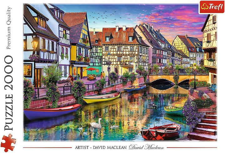 Trefl 27118 Puzzle, Colmar, Franța, 2000 piese, Pentru copii cu vârsta de peste 12 ani