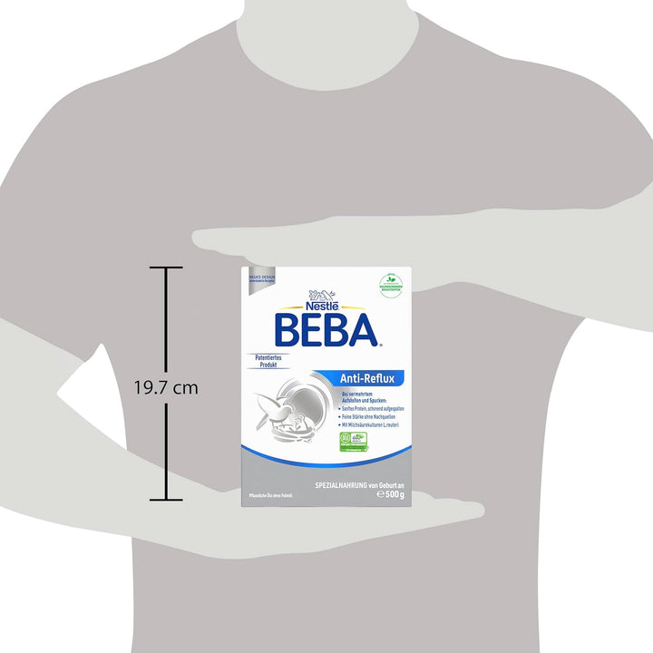 BEBA Anti-Reflux, AR Spezialnahrung Von Geburt an Bei Vermehrtem Aufstoßen Und Spucken, 6Er Pack (6 X 500G)