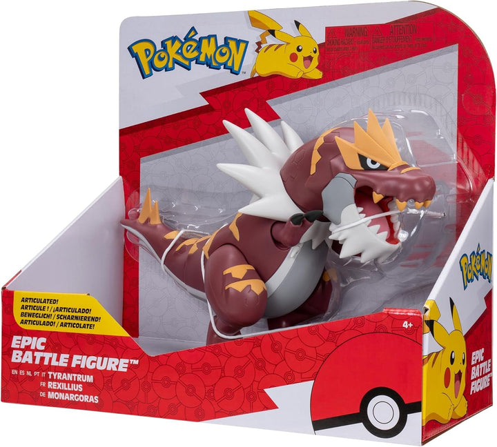 Pokemon PKW3422 - Figura Epic Monargoras, figură mobilă oficială, 30 cm