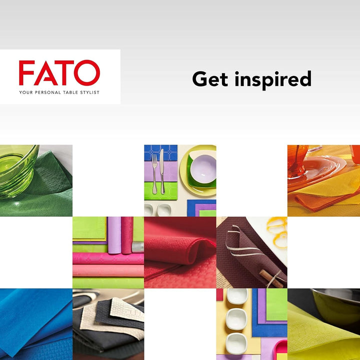 , Șervețele de hârtie de unică folosință, Ideal pentru prânzuri informale și bufete, Pachet de 50 șervețele, Dimensiune 33X33, 4 ori pliate, 2 straturi, Culoare verde măr, 100% hârtie din celuloză pură, FSC