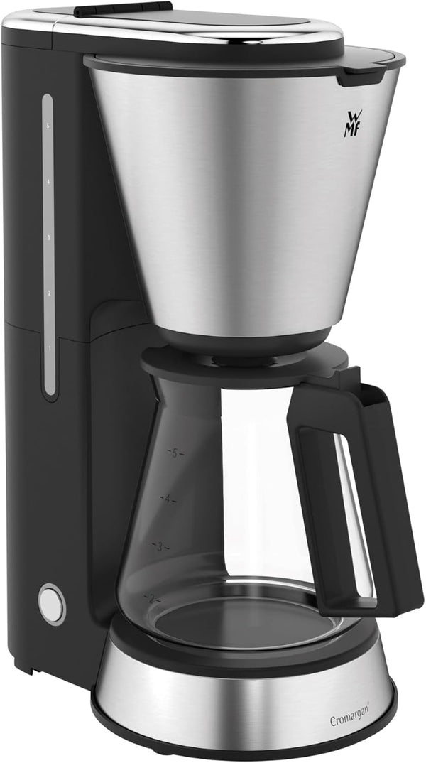 WMF Küchenminis Aroma filtru de cafea cu ulcior de sticlă, filtru de cafea, filtru de cafea mini 5 cești, placă de încălzire cu oprire automată, 760 W