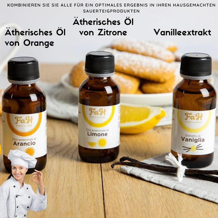 Aromă alimentară de portocale pentru patiserie, 100 ml, fara zahar si gluten