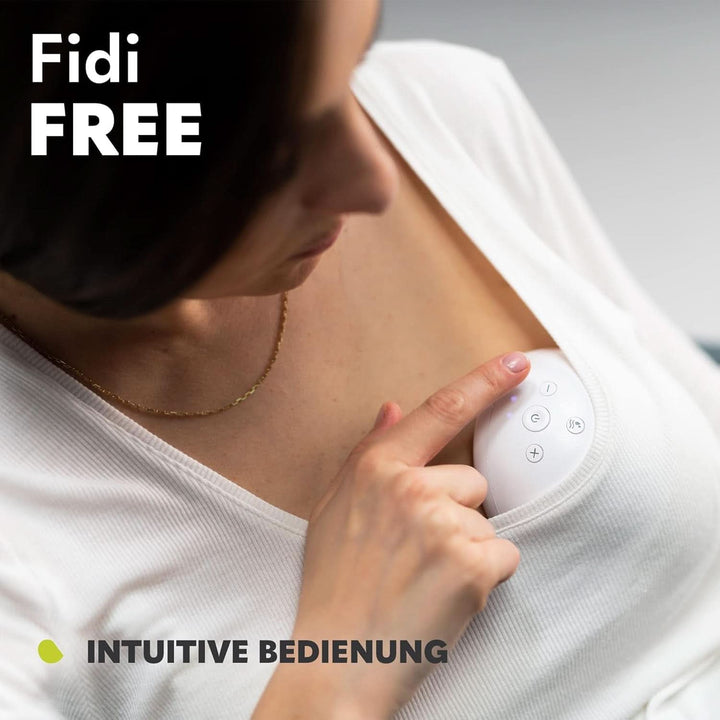 LIONELO Fidi Free Elektrische Milchpumpe 2 Arbeitsmodus Massagemodus 5 Intensitätsstufen 3 Verschiedene Größe Der Trichter Kapazität Von 150 Ml Energiesparend Leiser Betrieb Timer