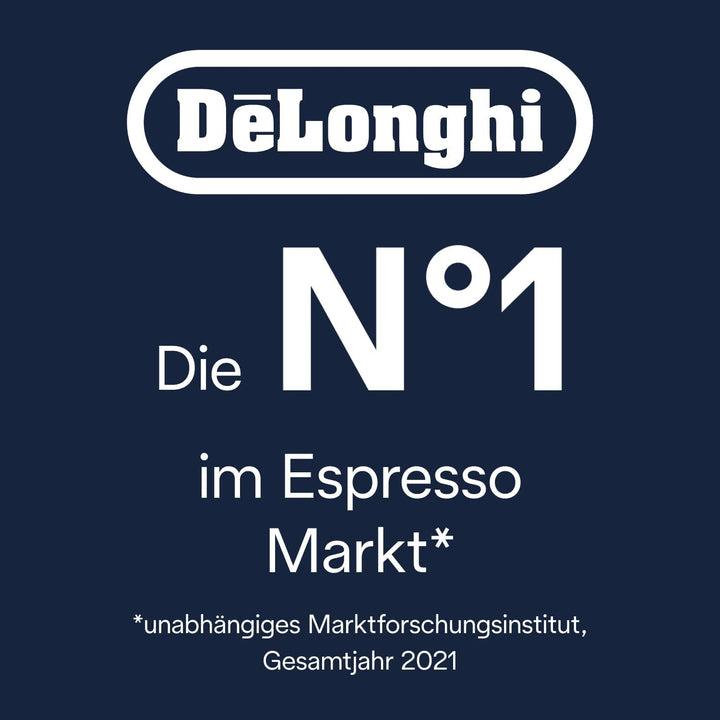 Aparat de cafea complet automat De'Longhi Primadonna Soul Perfetto ECAM 612.55.SB cu sistem de lapte Lattecrema și tehnologie Bean Adapt, 18 rețete, cu control prin aplicație cu afișaj color, argintiu/negru