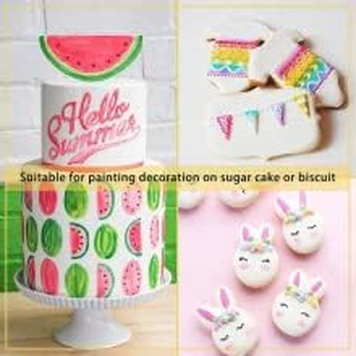 Lebensmittelfarbe Stift -10PCS Lebensmittelfarbe Stifte Backen,Essbar Marker Pen, Essbare Markierungen, Lebenmittelstift Dual Tip Coloring Marker,Gourmet-Autoren Für Diy-Kuchendekoration,Kekse