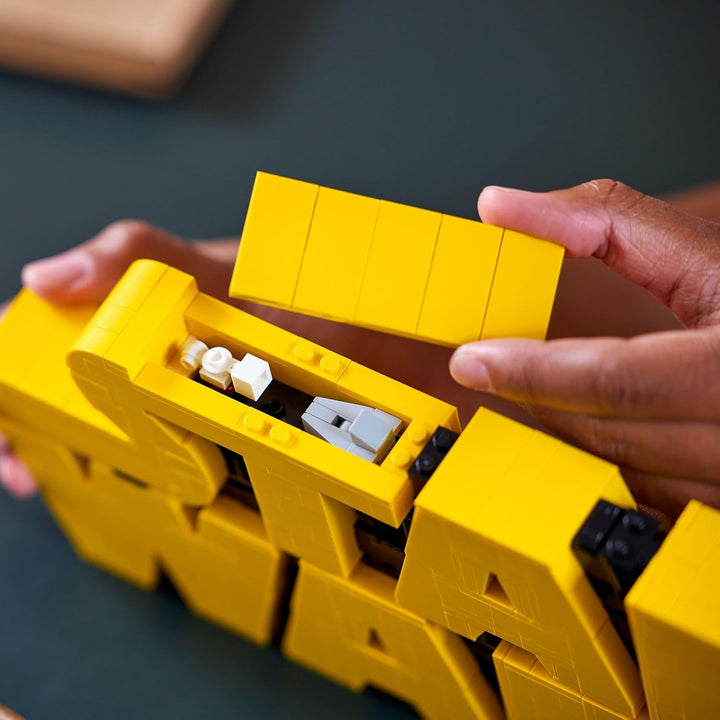 LEGO Star Wars 75407 Star Wars Logo Bricks - Set de construcție pentru adulți de colecționat - Model de cultură pop - piesă de prezentare pentru birou - Idee de cadou pentru adulți și fani adolescenți