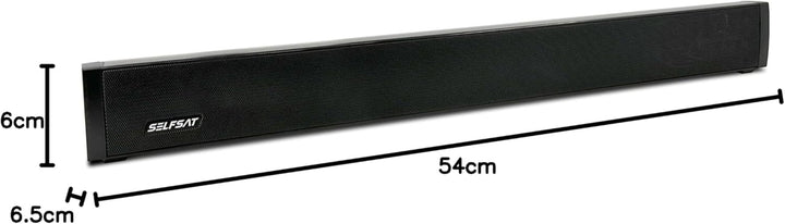 SELFSAT SOUNDBAR 24 (12V Soundbar Passend Für 24“ Tvs) Bluetooth Schwarz