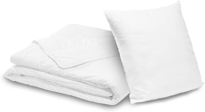 Bleu Calin Home Collection Pachet plapuma 'Caline' 2 persoane 220X240 Cm cu 2 perne 60X60 Cm, alb