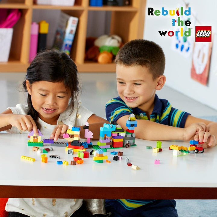 LEGO 10713 Classic Brick Starter Set - Sortarea culorilor cu cutie de depozitare, cadou creativ, jucărie pentru copii pentru fete și băieți de la 4 ani