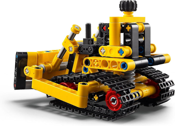 Autobasculantă electrică LEGO Technic Mack LR, model de autobasculantă pentru jocuri de rol de reciclare & Buldozer Technic Heavy Duty, buldozer de jucărie de construit