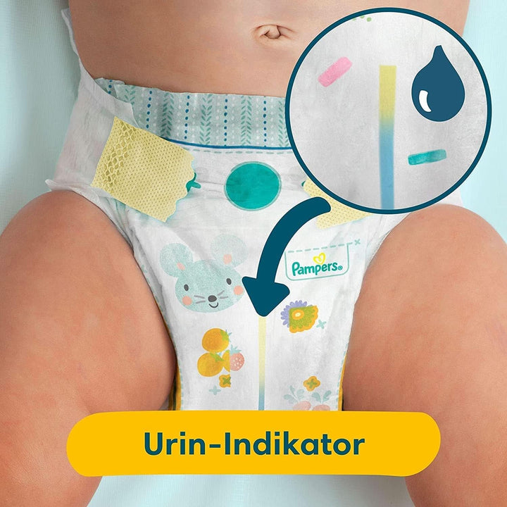 Pampers Baby Windeln Größe 1 (2-5Kg) Premium Protection, 180 Stück, Newborn, Monatsbox Und Always Discreet Inkontinenz Und Wochenbett Pants Gr. L (8 Höschen) Für Damen, 0% Farb- Und Duftstoffe