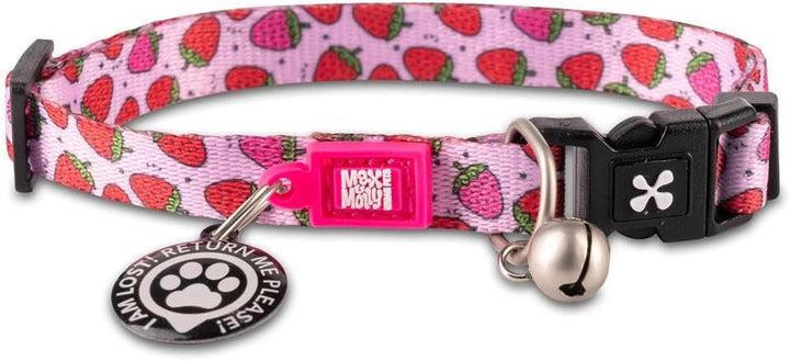 Zgarda Smart ID pentru pisici Max & Molly Urban Pets - Little Monsters - mărime 1