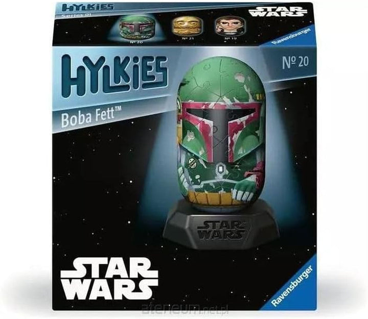 Ravensburger Hylkies: Figurine de colecție Star Wars de asamblat singur - Figura #03 - Prințesa Leia - Construiește, îndrăgostește-te, colecționează - Mini figurine pentru fanii Star Wars