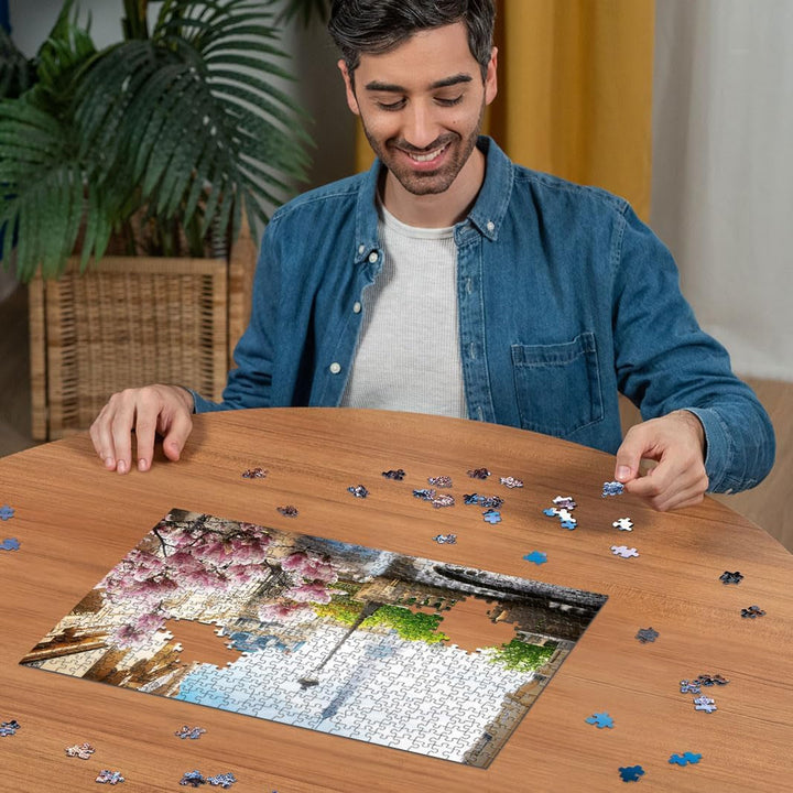 Ravensburger Puzzle 12000366 - Primăvara la Paris - puzzle jigsaw de 500 de piese pentru adulți și copii de peste 12 ani