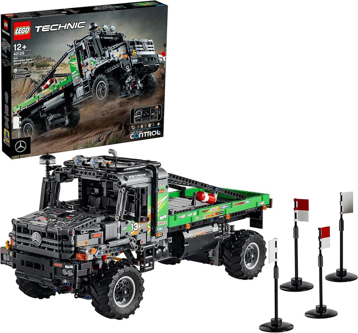LEGO 42129 Technic 4X4 Mercedes-Benz Zetros Offroad Truck, mașină controlată de la distanță, jucărie camion controlată prin aplicație, idee de cadou pentru adulți și copii, bărbați și femei