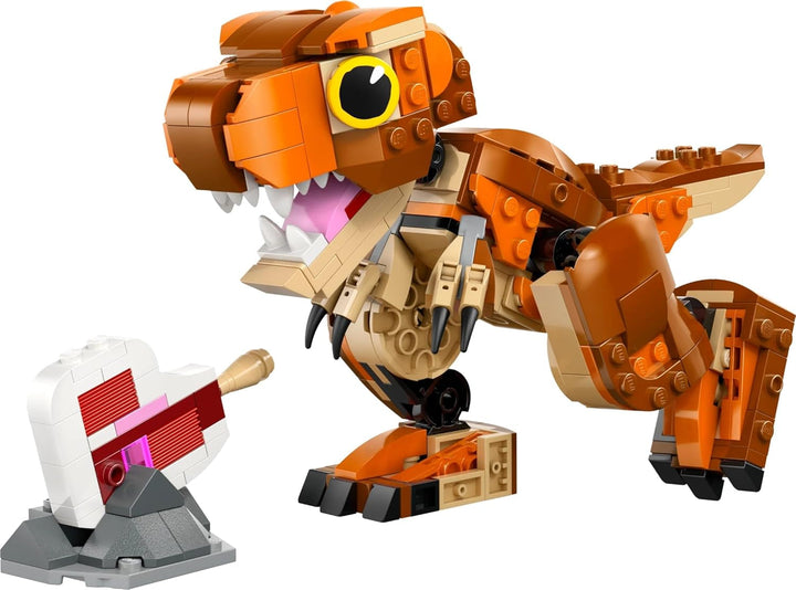 LEGO Jurassic World Little Eatie: T.Rex, jucărie de construcție pentru băieți și fete de la 7 ani, set de construcție cu dinozaur, cadou pentru copii, model cu gură, cap și coadă mobile 76967