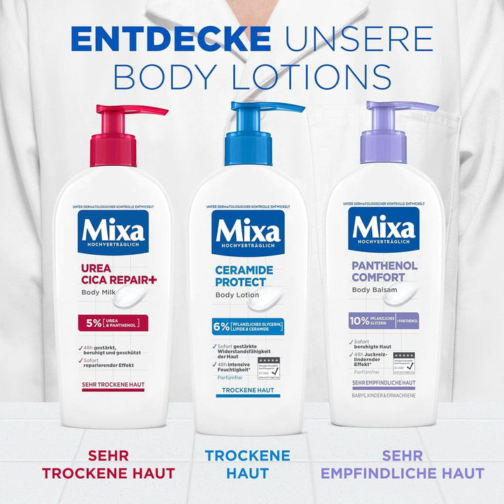 Mixa Urea Cica Body Lotion, Loțiune de corp calmantă și protectoare, 250 ml 