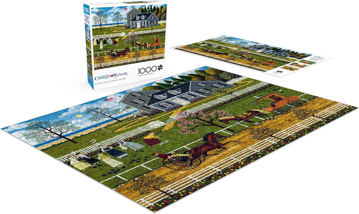 Buffalo Games - Charles Wysocki - Doamnele Boccie din Marthas Vineyard - puzzle jigsaw 1000 piese