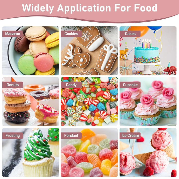 Set coloranți alimentari lichizi, 18 culori x 10 ml, coloranți alimentari foarte concentrați pentru copt torturi, fursecuri, macaroane, decorare torturi, ouă de Paște, fondant, aluat, slime DIY, săpunuri, accesorii de copt