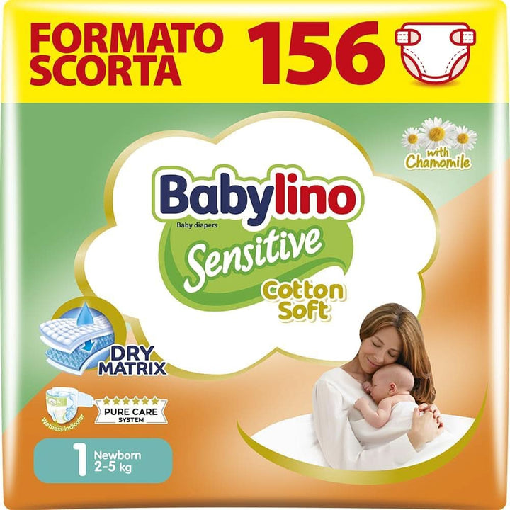 Babylino Sensitive, Scutece delicate pentru copii, diverse marimi