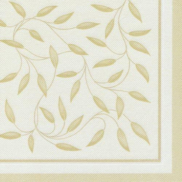 Papstar, 50 șervețele "ROYAL Collection" 1/4-fold 40 Cm X 40 Cm șampanie "New Mediterranean", #11651