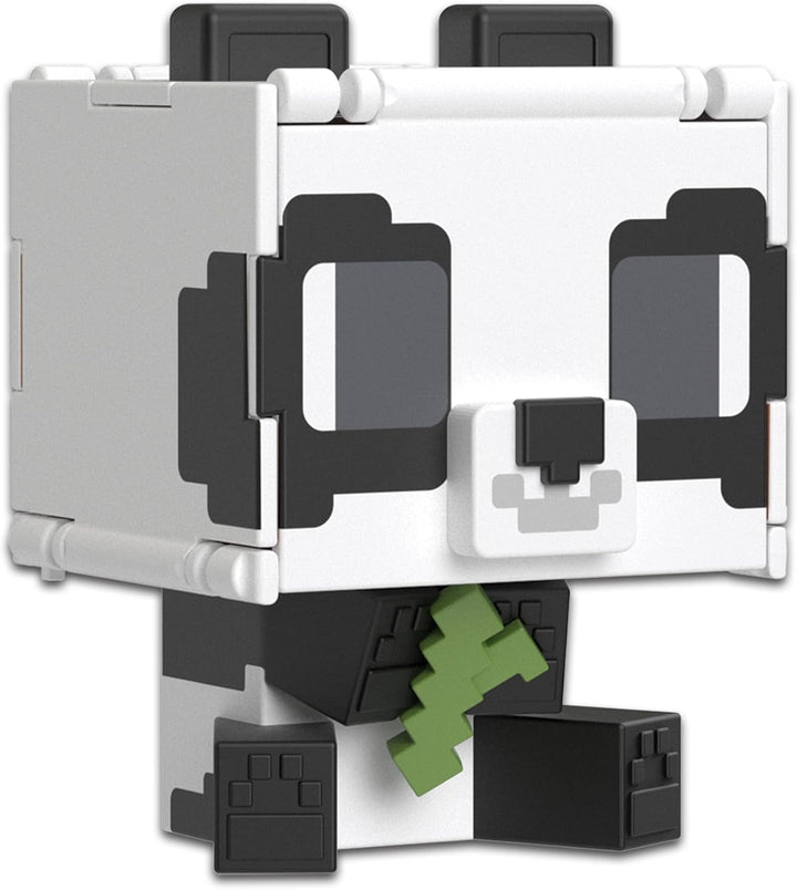 Mattel Minecraft Flippin' Figs Oaie și pui 2-Pack cu figuri de joacă 2-in-1, capete mari și design Pixel HXK17