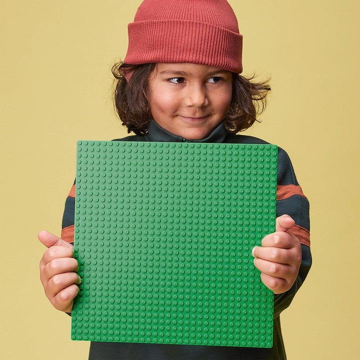 LEGO 11023 Placă de construcție clasică verde, placă de bază pătrată cu 32X32 adâncituri ca bază pentru construcții și pentru alte seturi LEGO
