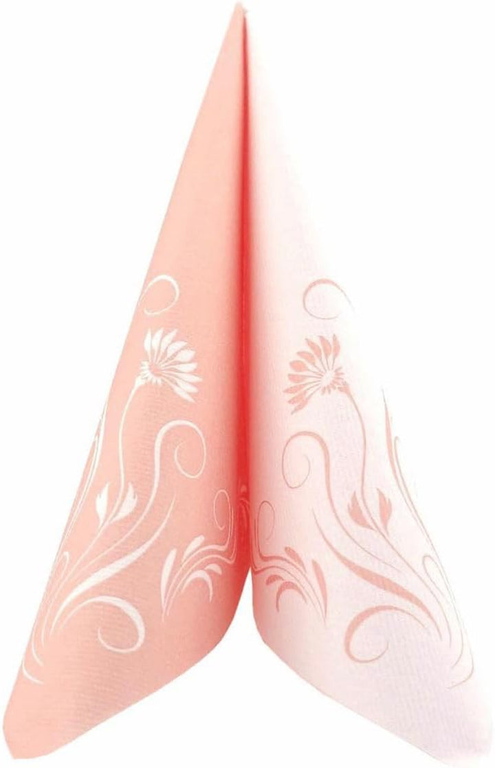 Șervețele Apartina Elegantia 40X40 Cm Fabric-Like Airlaid, șervețel de nuntă de înaltă calitate, șervețele de nuntă Fabric-Like șervețele de unică folosință pentru diferite ocazii (Dusky Pink)