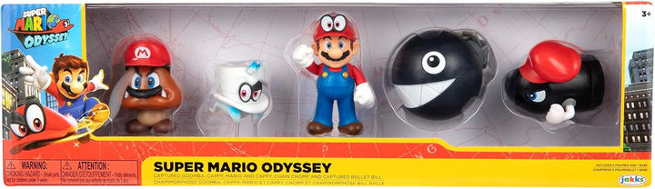Ksruee Super Mario Mario Odyssey pachet de 5, 6 cm
