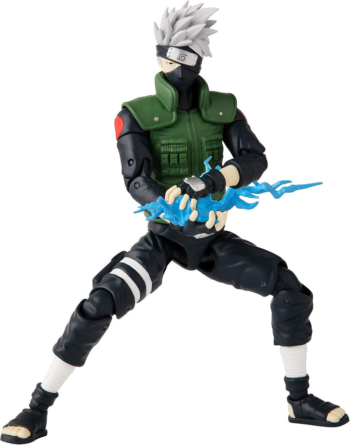 Bandai - Anime Heroes - Naruto Shippuden - Anime Hero Figures 17 Cm - Kakashi Hatake - Licență oficială - Figura articulată Kakashi - 36903