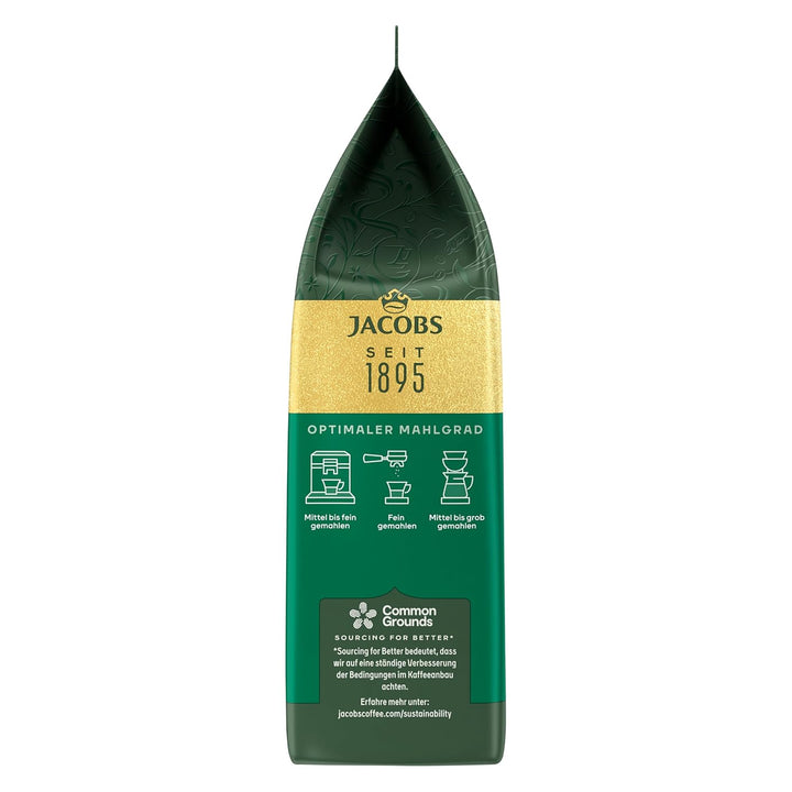 Jacobs Krönung Aroma Bohnen Classic 500G – Volles Aroma, Nussig, Zitrusnote, Arabica & Robusta Bohnen, Intensität 6/10, Ideal Für Klassischen Kaffee