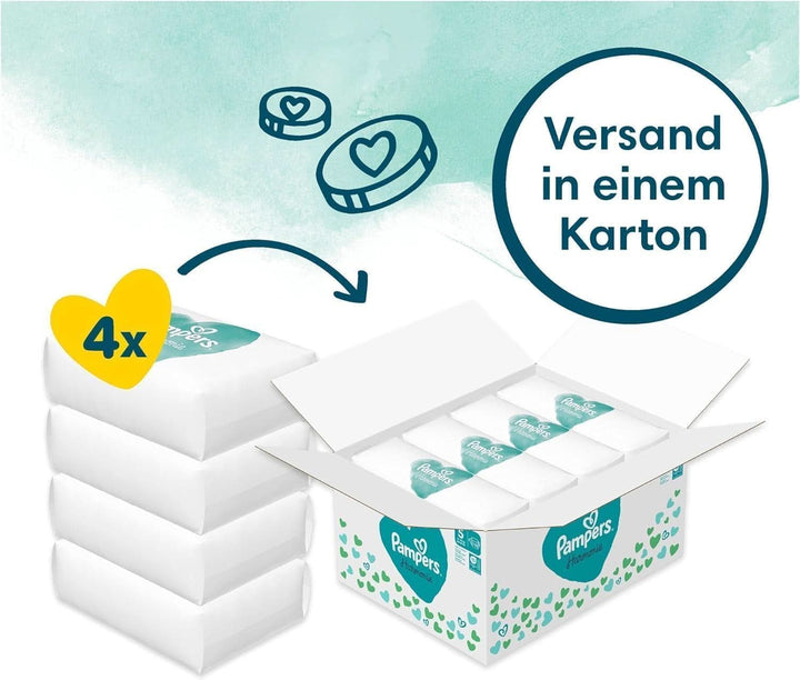 Pampers Baby Windeln Größe 5 (11-16Kg) Harmonie, SPARPACKUNG Mit Doppelter Monatsbox, Sanfter Hautschutz Und Pflanzenbasierte Inhaltsstoffe, 304 Stück