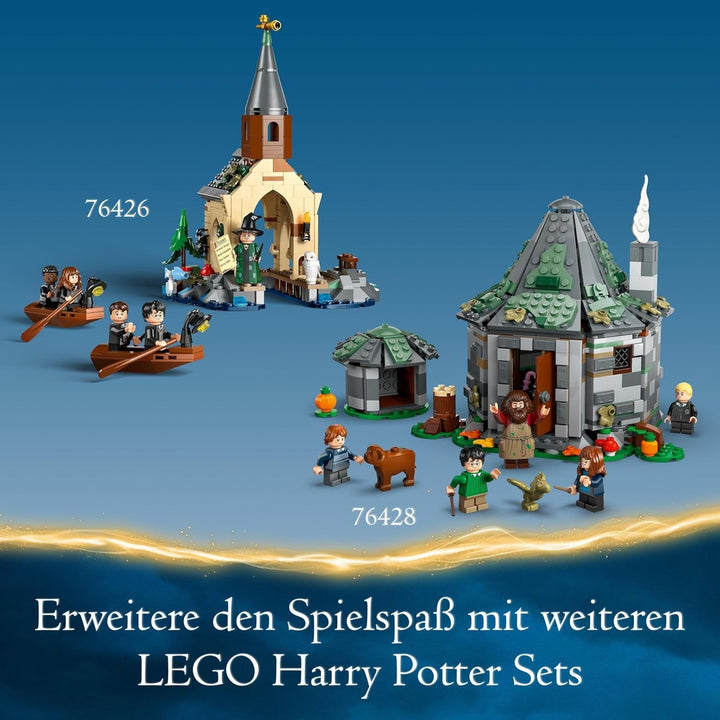 LEGO Harry Potter Owlery la Castelul Hogwarts, set de aventură cu animale de jucărie și 3 mini figurine, jucărie pentru film pentru copii, cadou pentru fete, băieți și toți fanii de la 8 ani 76430