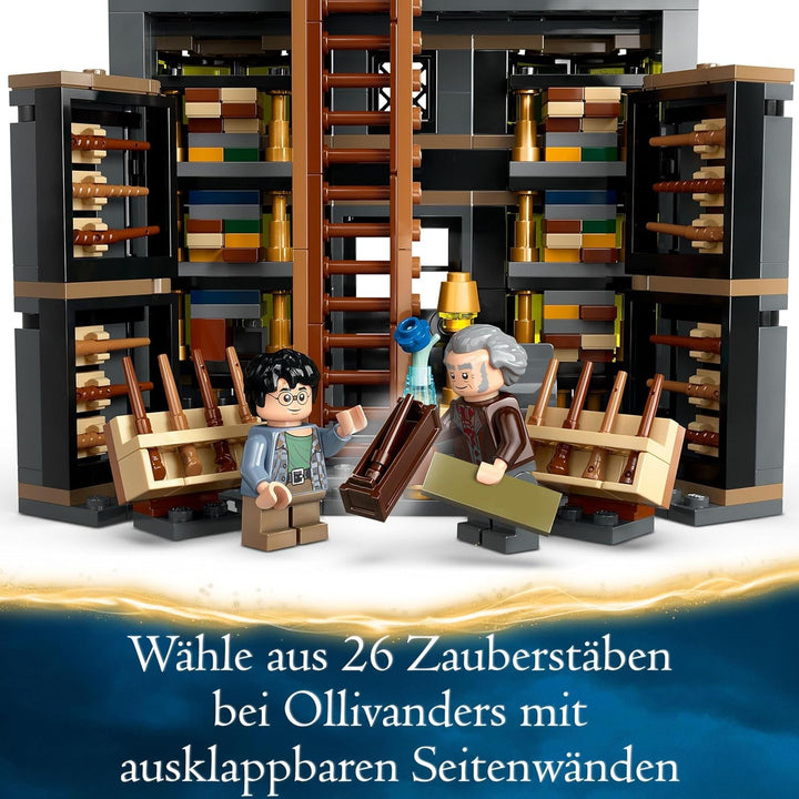LEGO Harry Potter Ollivanders & Madam Malkin's Suits, Lands Of Diagon Alley, Playset pentru copii, Wizarding Toys, Fantasy Cadouri pentru fete, băieți și fani de la 8 ani 76439