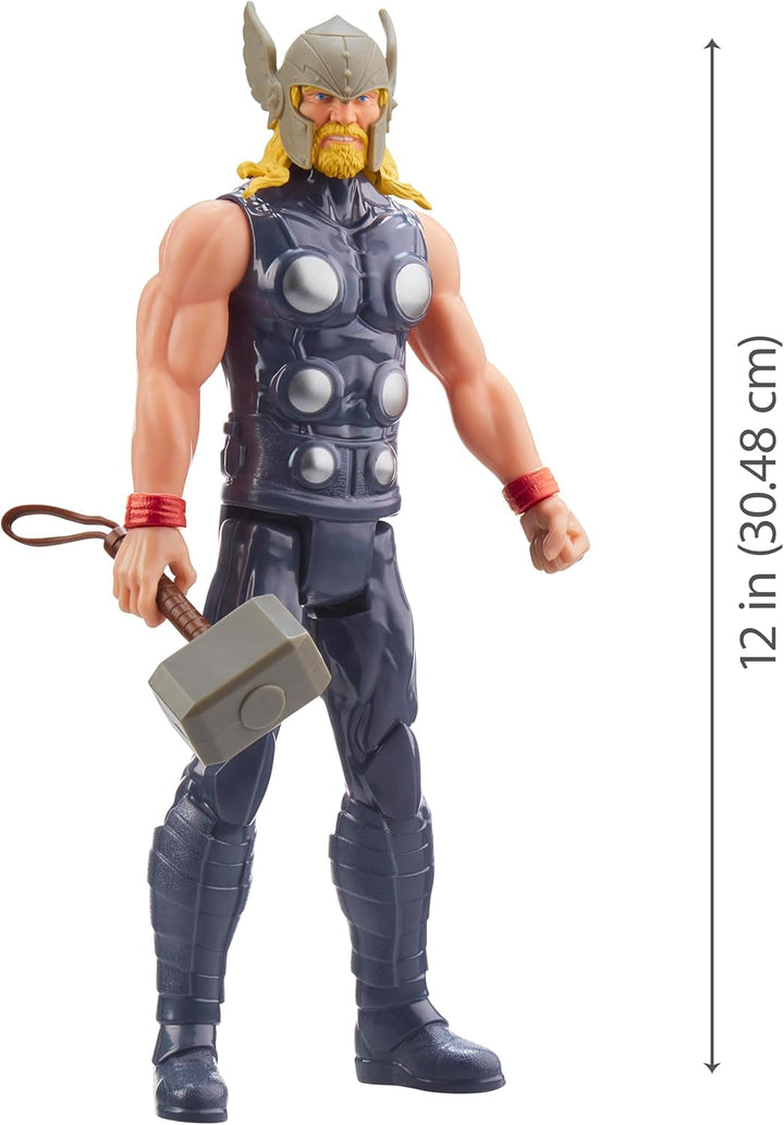 Marvel Avengers Titan Hero Series Blast Gear Thor Action Figure, jucărie mare de 30 cm, pentru copii de la 4 ani în sus