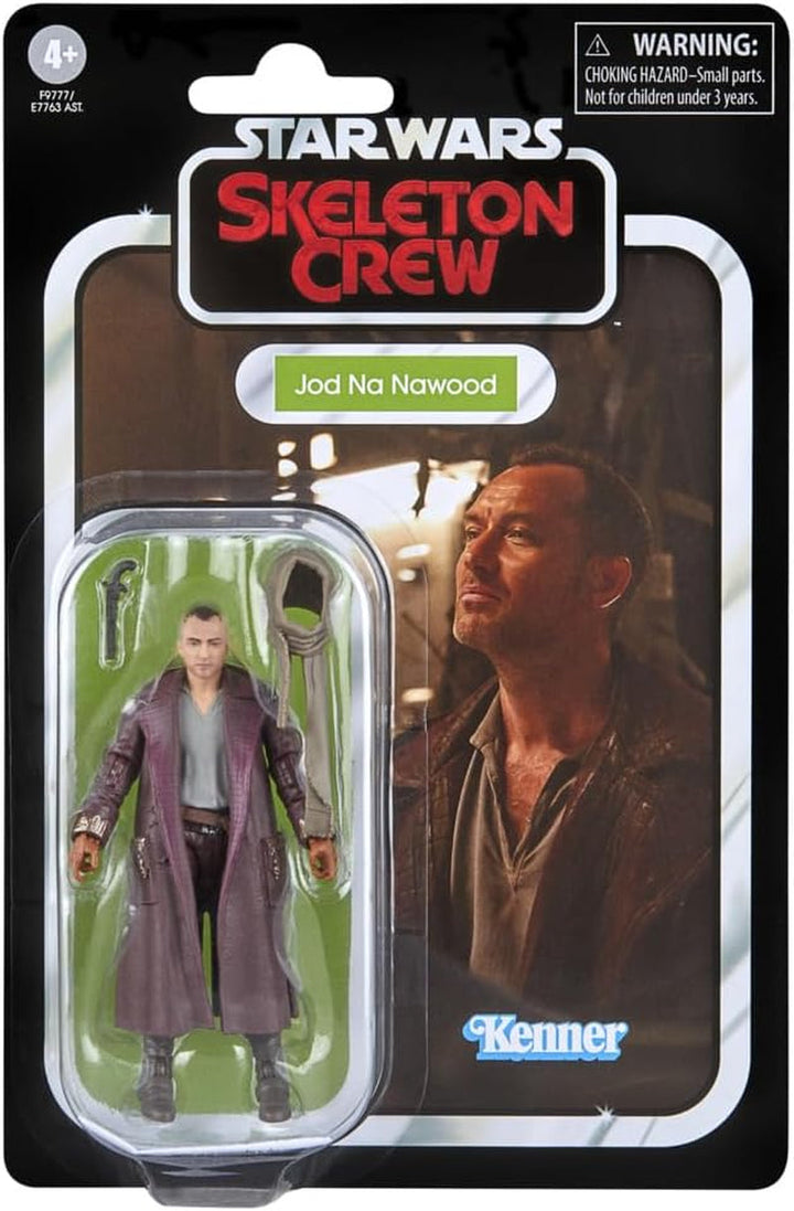 Star Wars Seria Vintage Jod NA Nawood, Skeleton Crew Action Figure To Collect (Scară 9.5 Cm)