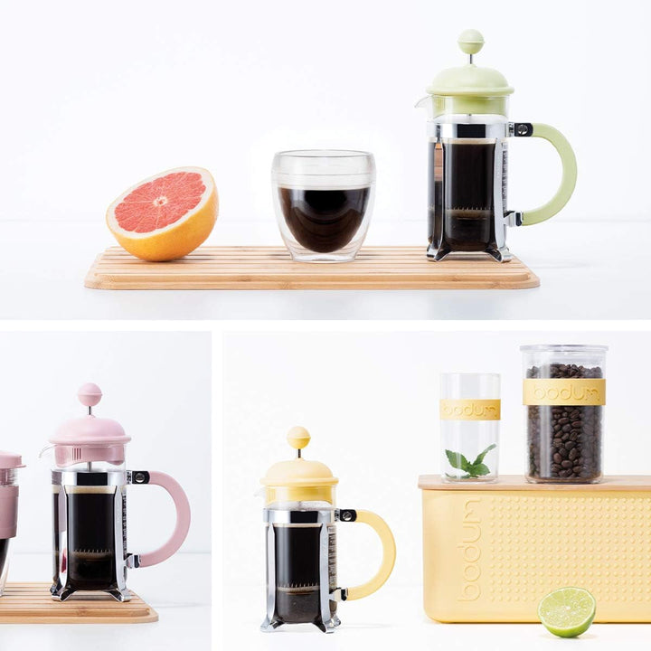 Bodum 1913-01 Cafetieră CAFFETTIERA (sistem French Press, filtru permanent din oțel inoxidabil, 0,35 litri) Negru