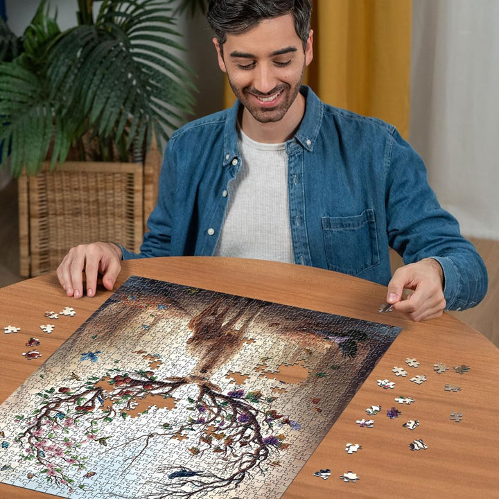 Ravensburger Puzzle 12000459 - Cerbul Magic - Puzzle de 1000 de piese pentru adulți și copii de la 14 ani, puzzle cu motiv de cerb