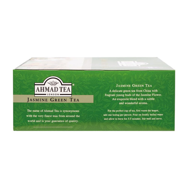 Jasmine Green Tea, Tagged Teabags without Envelopes, 100 Count Tea USA Naty Shop