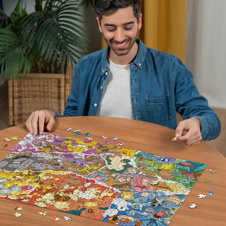 Ravensburger Puzzle 12000832 - Pokémon Adventure - puzzle jigsaw Pokémon de 1000 de piese pentru adulți și copii de peste 14 ani