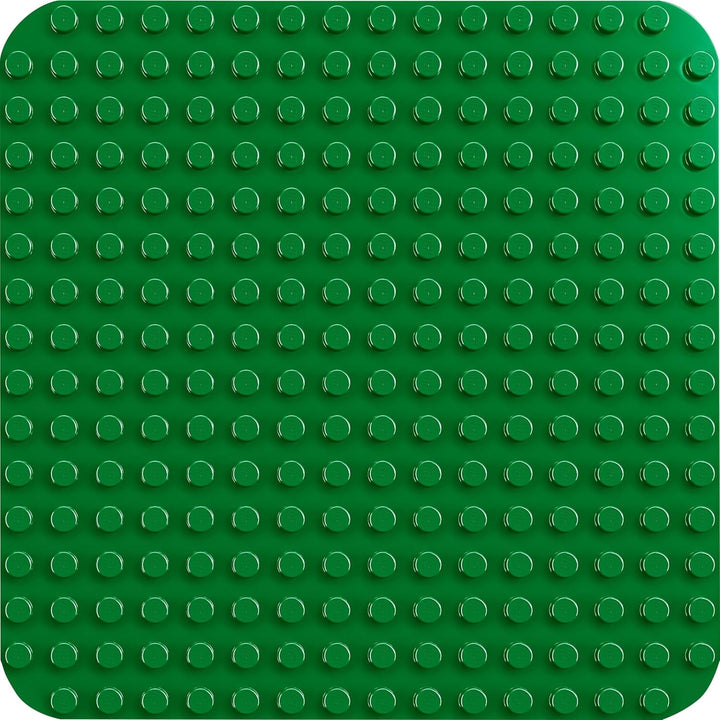 Placă de construcție LEGO DUPLO în verde, Jucărie de construcție pentru copii mici de la 18 luni, Pentru afișarea modelelor, Permite preșcolarilor să construiască creativ și să se joace imaginativ, Jucărie educațională 10460