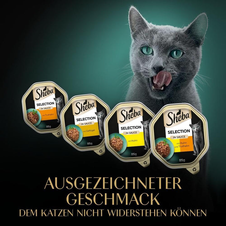 SHEBA Selection bowl multipack variație de pasăre în sos 4X12X85G