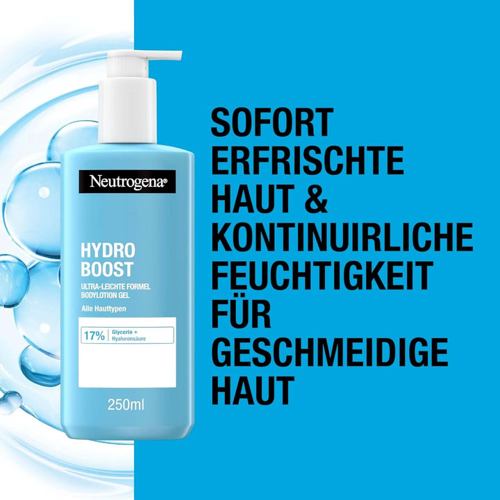 Neutrogena Hydro Boost Ultra-Light Formula Bodylotion Gel pentru piele fină, 250 ml