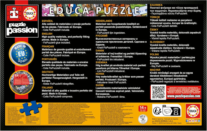 Educa - Puzzle de 1000 piese pentru adulti | Sant Jordi, Lily Brick. Dimensiuni: 68 X 48 cm. Include lipiciul de puzzle Fixpuzzle. Pentru 14 ani (19926)