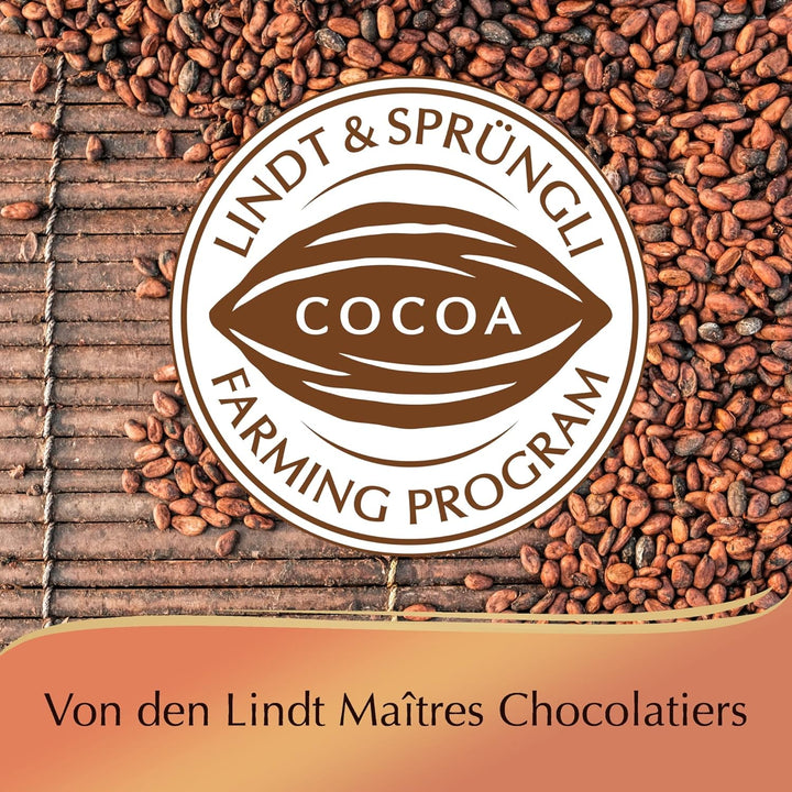 Lindt Schokolade - Creola Pralinés | 165 G | Pralinen Schachtel Mit 15 Pralinen in 4 Köstlichen Sorten Ohne Alkohol Mit Kakao Nibs Aus 100 % Edelkakao | Pralinengeschenk | Schokoladengeschenk