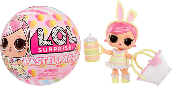 L.O.L. Surprise! 523963-EUC Pastel Party Hops Tot-1 Ediție specială 6 surprize, inclusiv modă și accesorii magice de primăvară, două păpuși de colecționat, pentru copii de 4 ani și peste