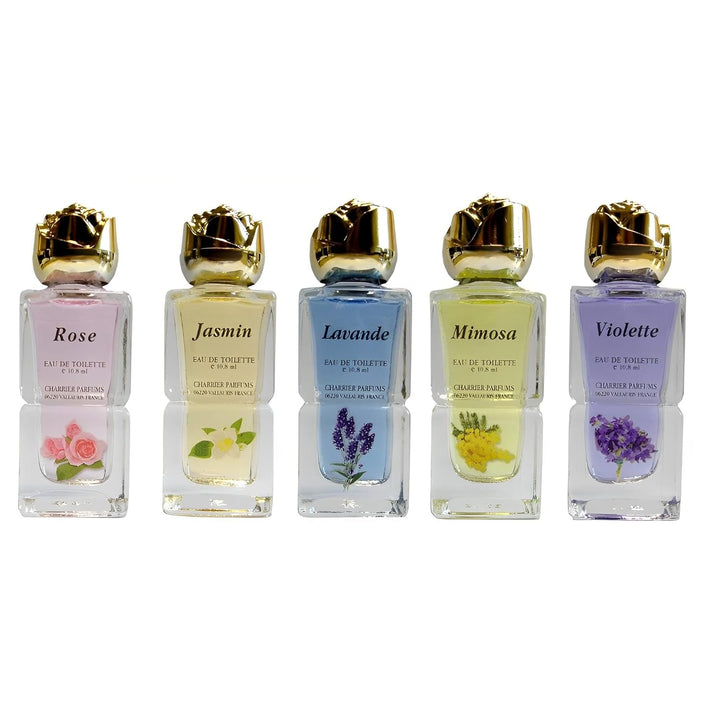 Set de 5 cadou Provence, Apa de toaleta Miniatures, 54 ml