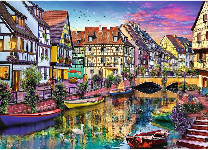 Trefl 27118 Puzzle, Colmar, Franța, 2000 piese, Pentru copii cu vârsta de peste 12 ani